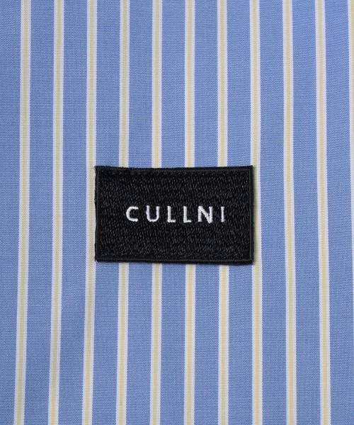 High Count Broad Embroidery Patch Short Sleeve Stripe Shirt