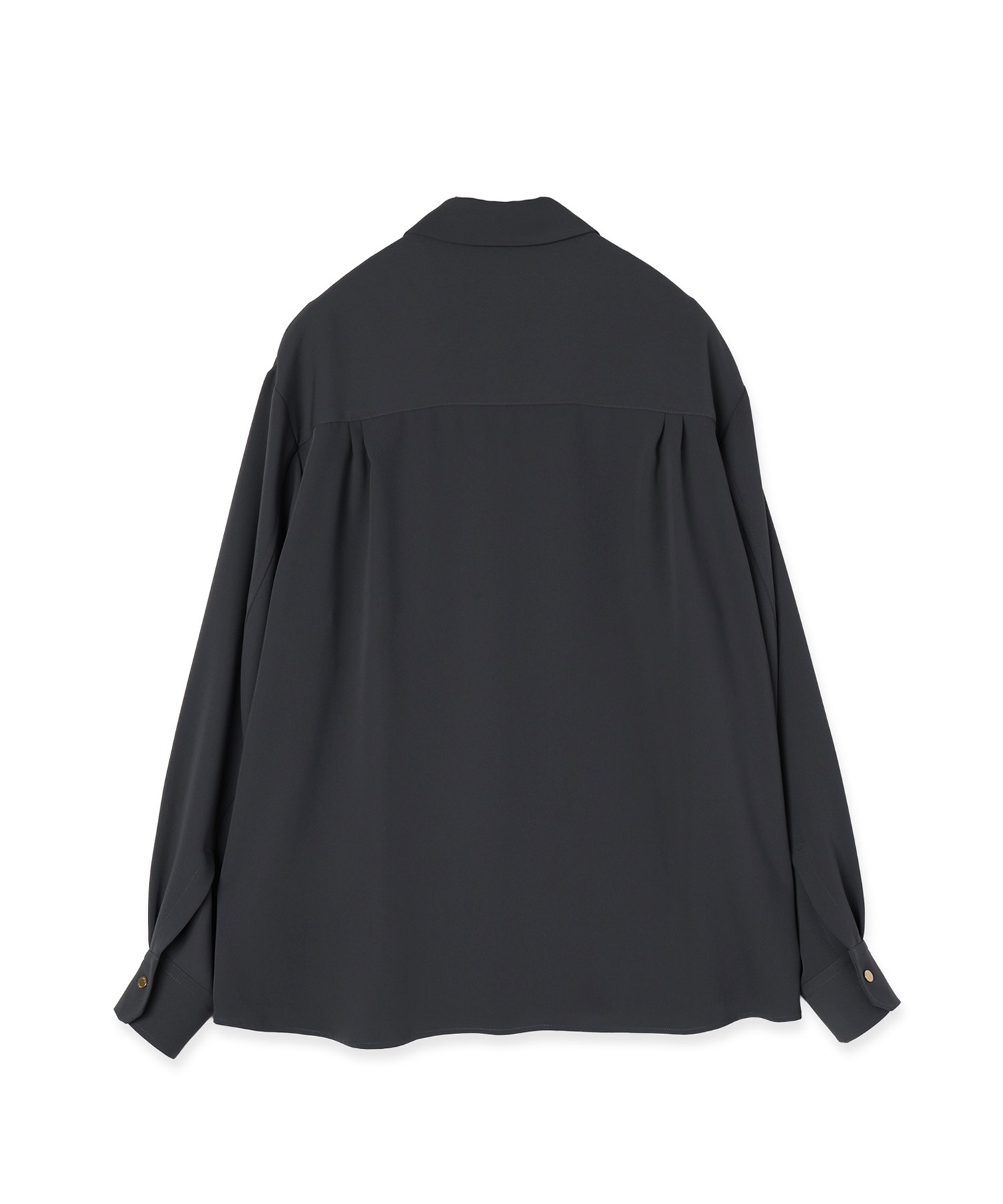 Double Cloth Chin Tab Long Sleeve Shirt