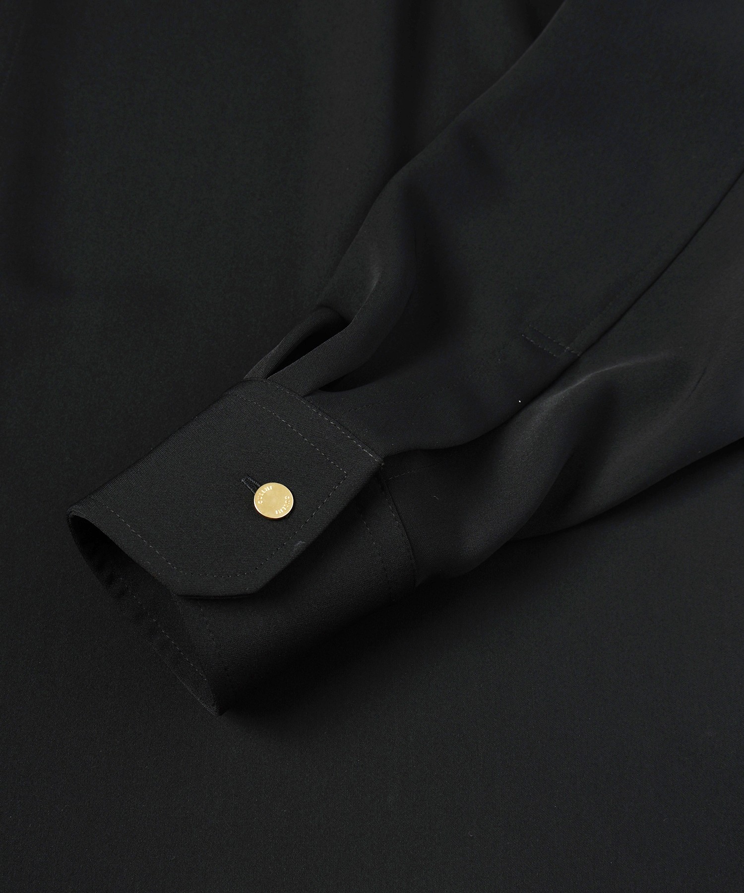 Double Cloth Chin Tab Long Sleeve Shirt