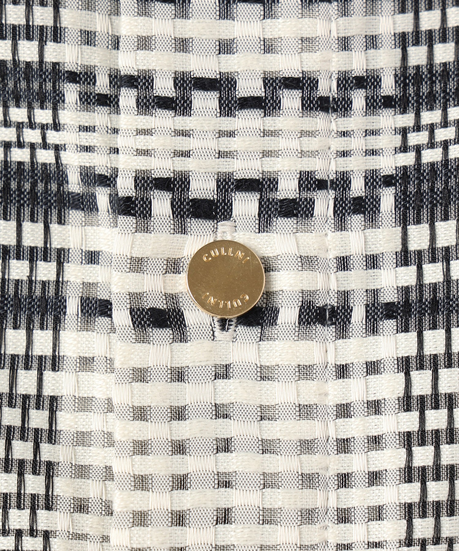 Sheer Tile Check Chin Tab Short Sleeve Shirt