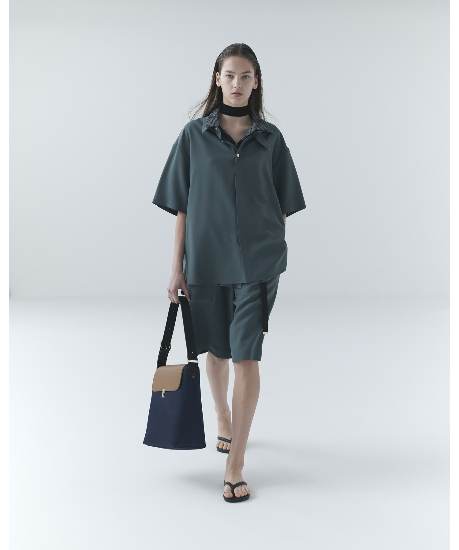Relax Dry Stretch Chin Tab Short Sleeve Shirt