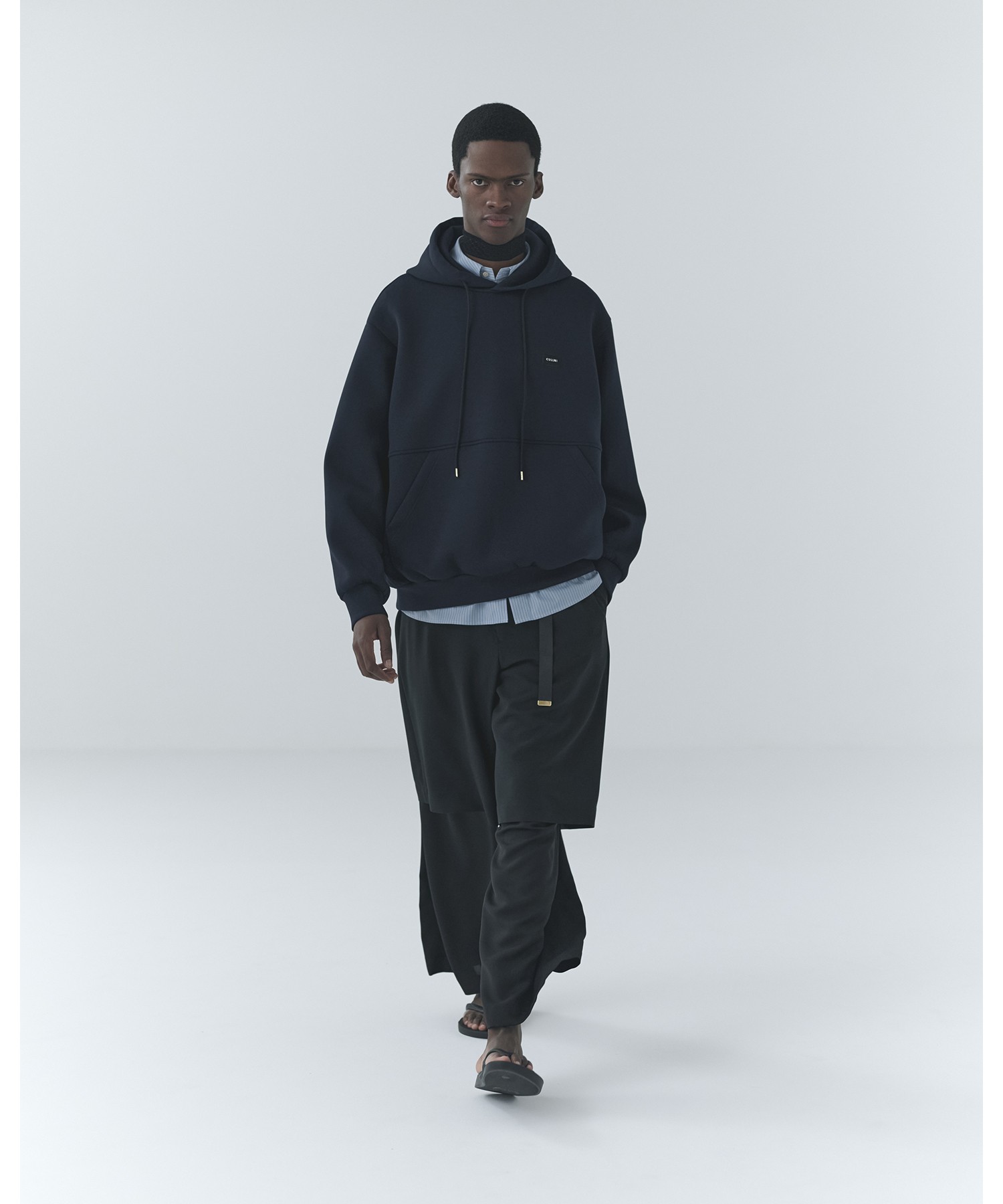 CULLNI Embroidery Patch Hoodie