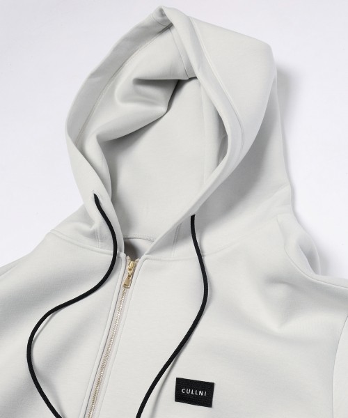 CULLNI Embroidery Patch Zip Up Hoodie