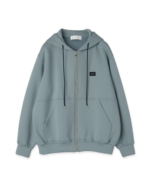 CULLNI Embroidery Patch Zip Up Hoodie