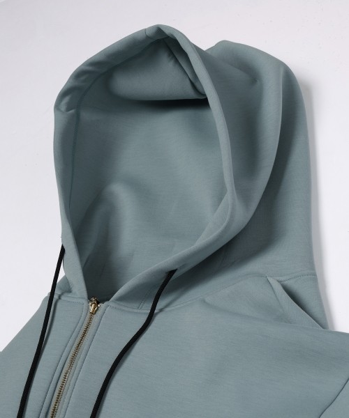 CULLNI Embroidery Patch Zip Up Hoodie