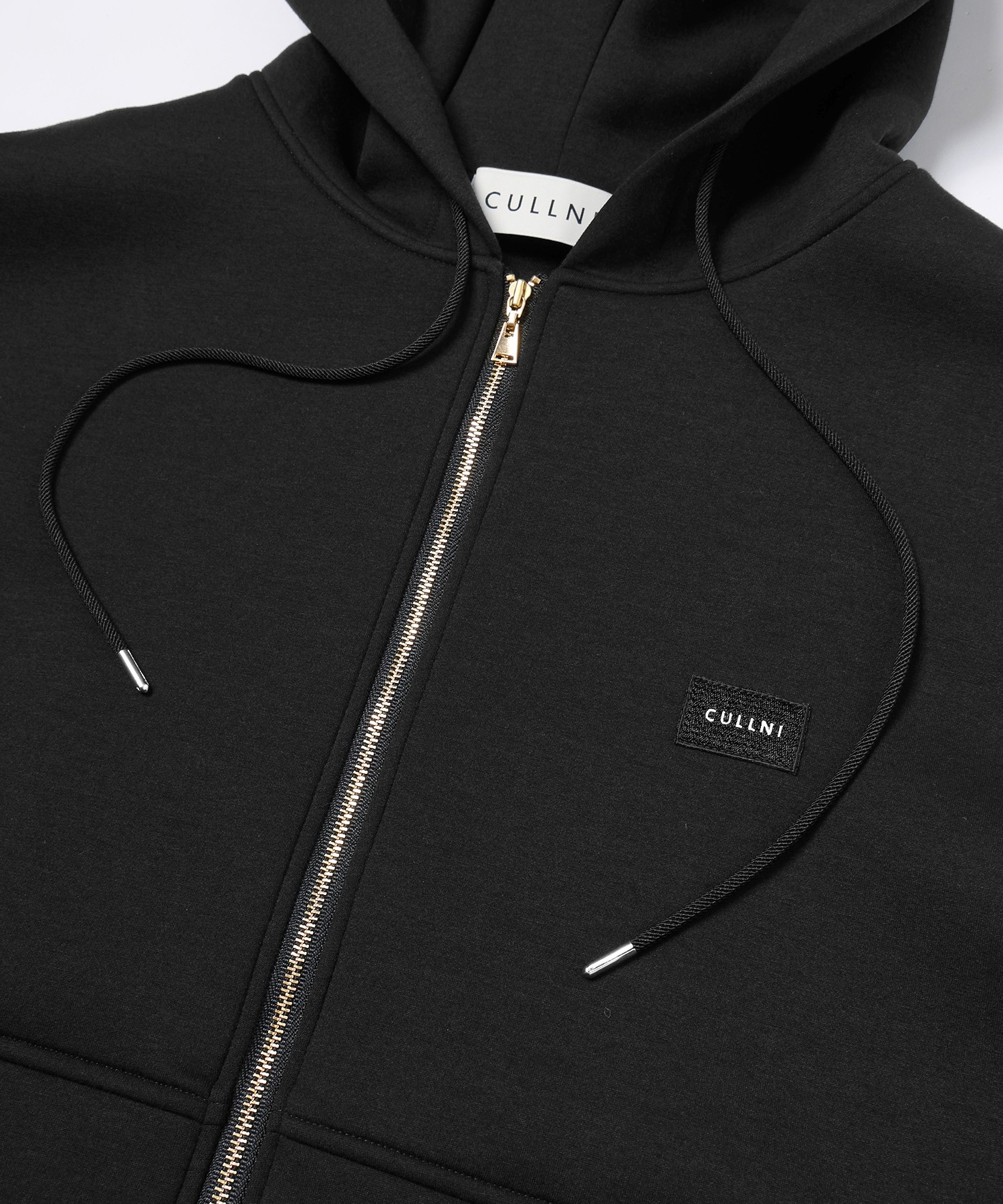 CULLNI Embroidery Patch Zip Up Hoodie