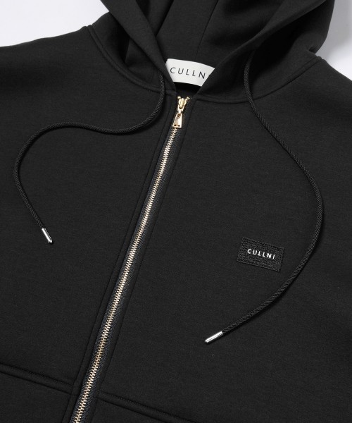 CULLNI Embroidery Patch Zip Up Hoodie