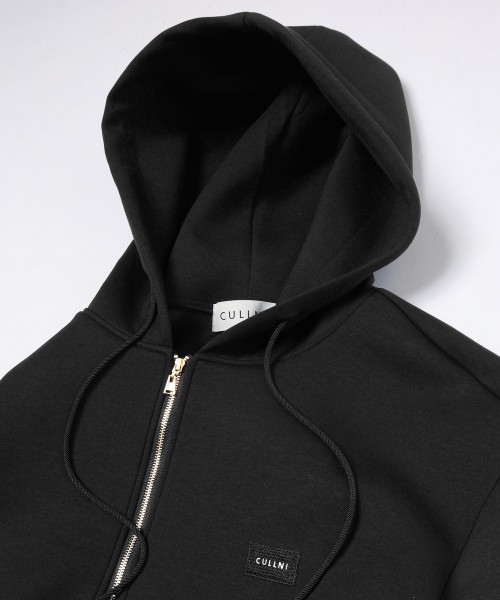 CULLNI Embroidery Patch Zip Up Hoodie