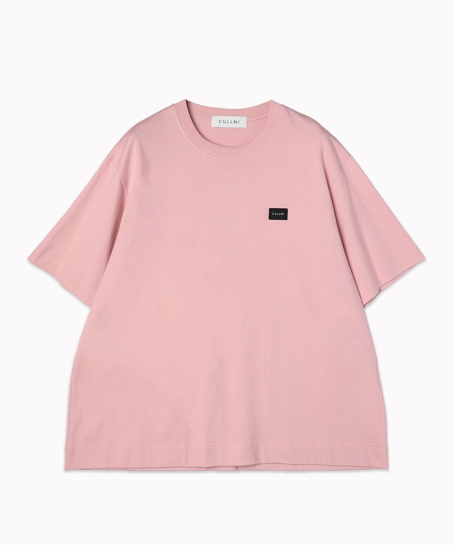 CULLNI Embroidery Patch Short Sleeve Pullover