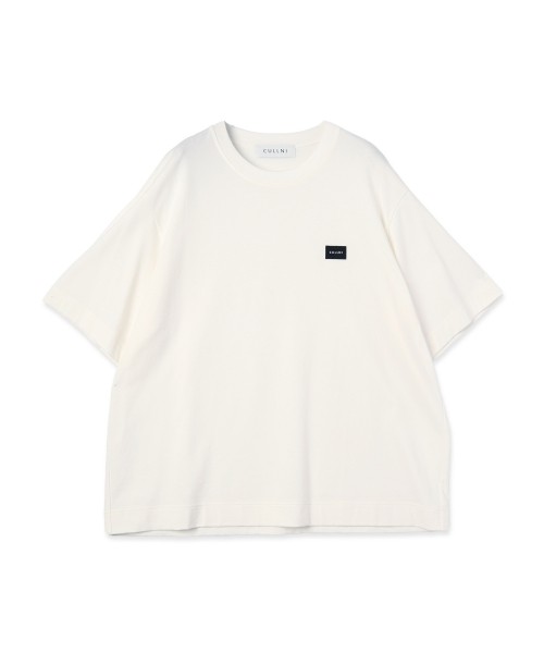 CULLNI Embroidery Patch Short Sleeve Pullover