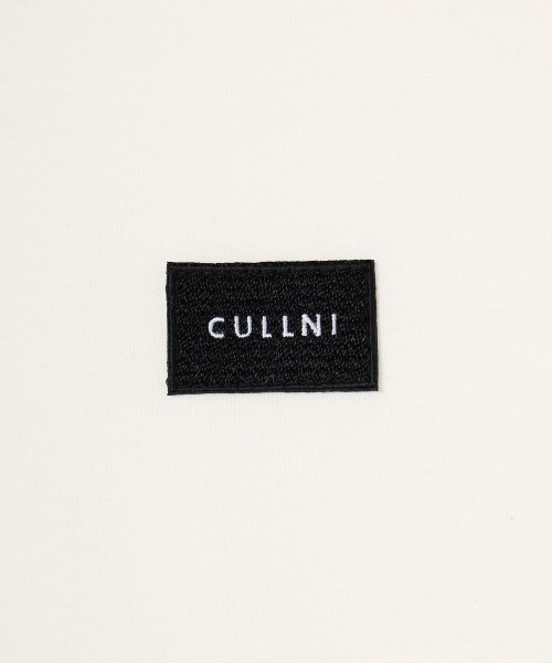 CULLNI Embroidery Patch Short Sleeve Pullover