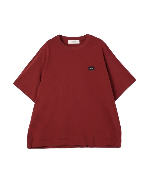CULLNI Embroidery Patch Short Sleeve Pullover
