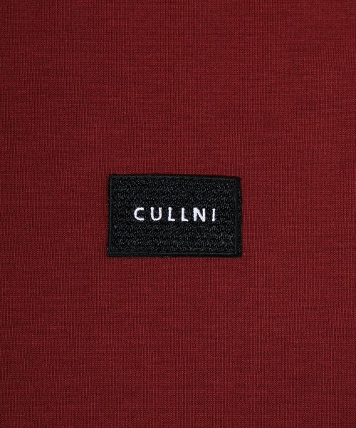 CULLNI Embroidery Patch Short Sleeve Pullover