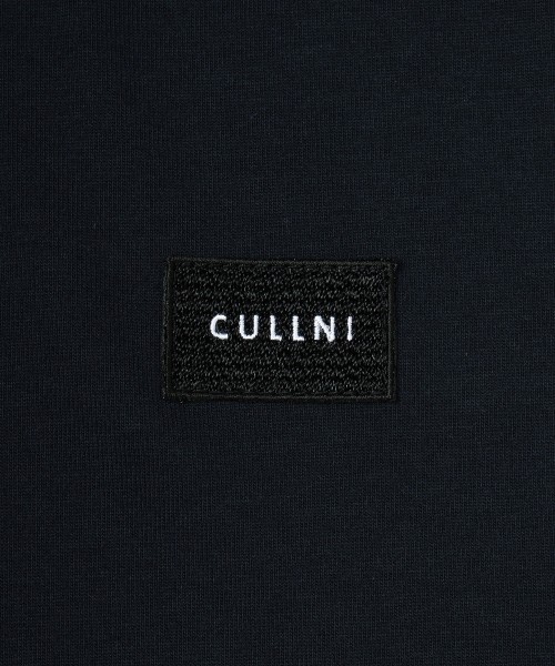 CULLNI Embroidery Patch Short Sleeve Pullover
