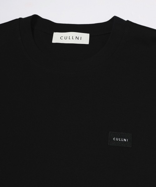 CULLNI Embroidery Patch Short Sleeve Pullover