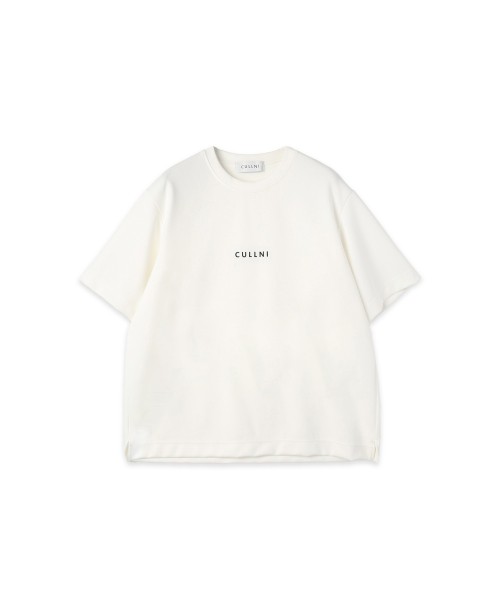 CULLNI Logo Embroidery Short Sleeve Pullover