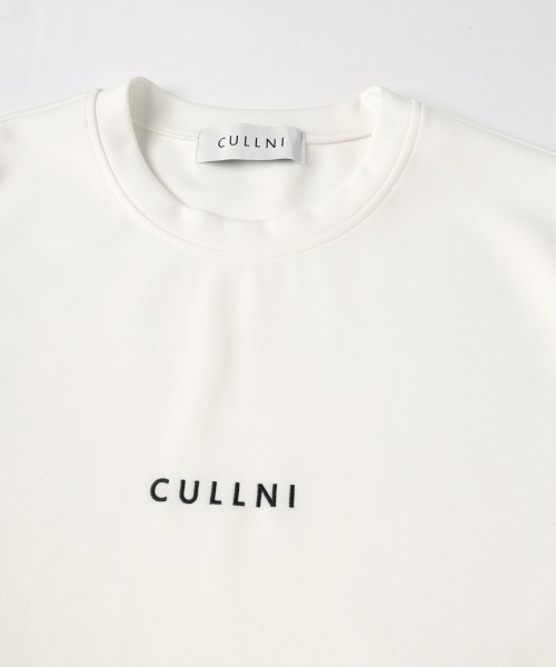 CULLNI Logo Embroidery Short Sleeve Pullover