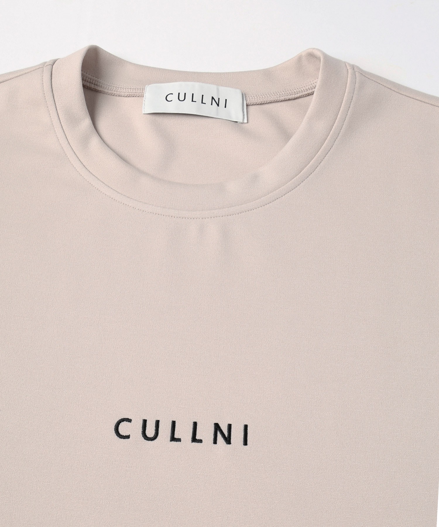 CULLNI Logo Embroidery Short Sleeve Pullover