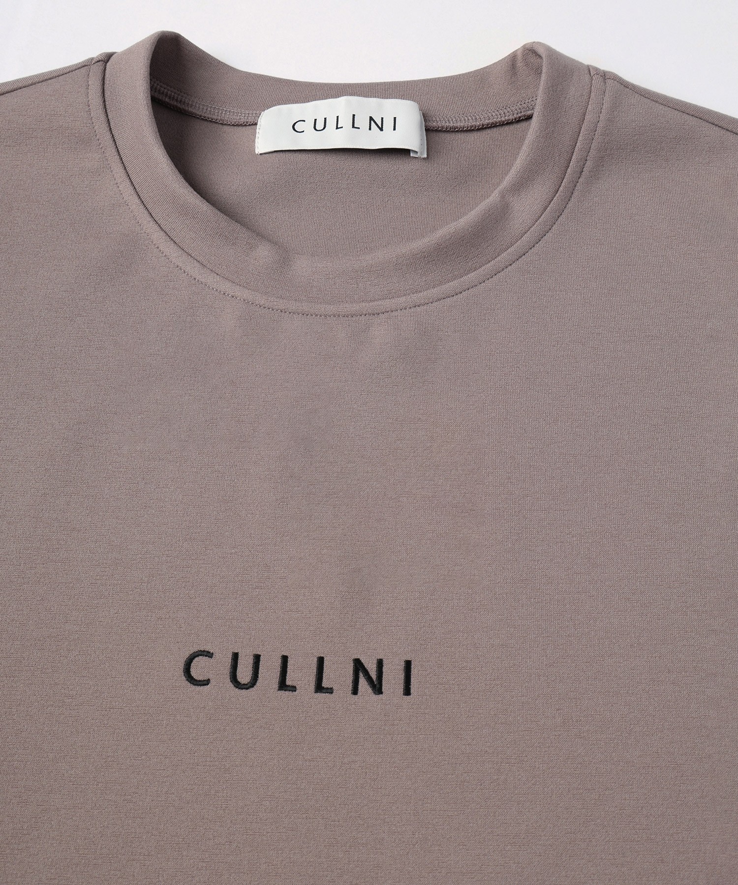 CULLNI Logo Embroidery Short Sleeve Pullover