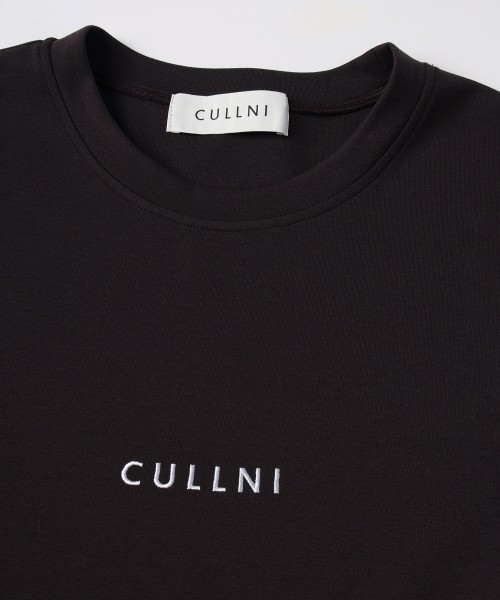 CULLNI Logo Embroidery Short Sleeve Pullover