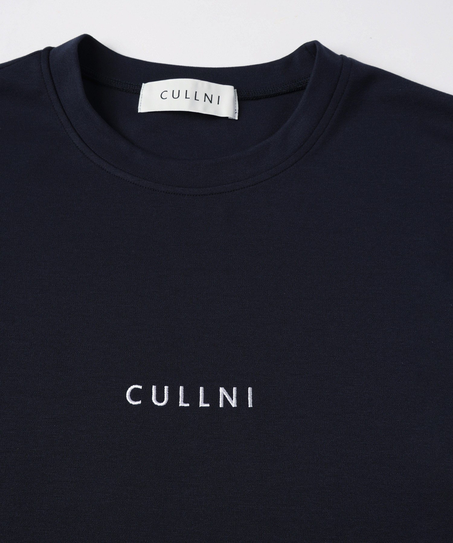 CULLNI Logo Embroidery Short Sleeve Pullover
