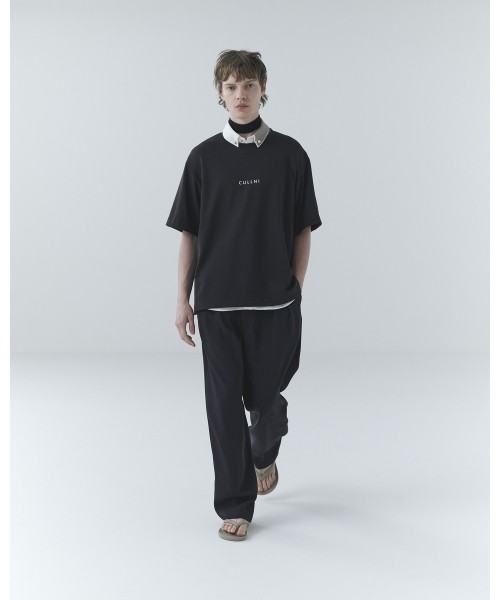 CULLNI Logo Embroidery Short Sleeve Pullover