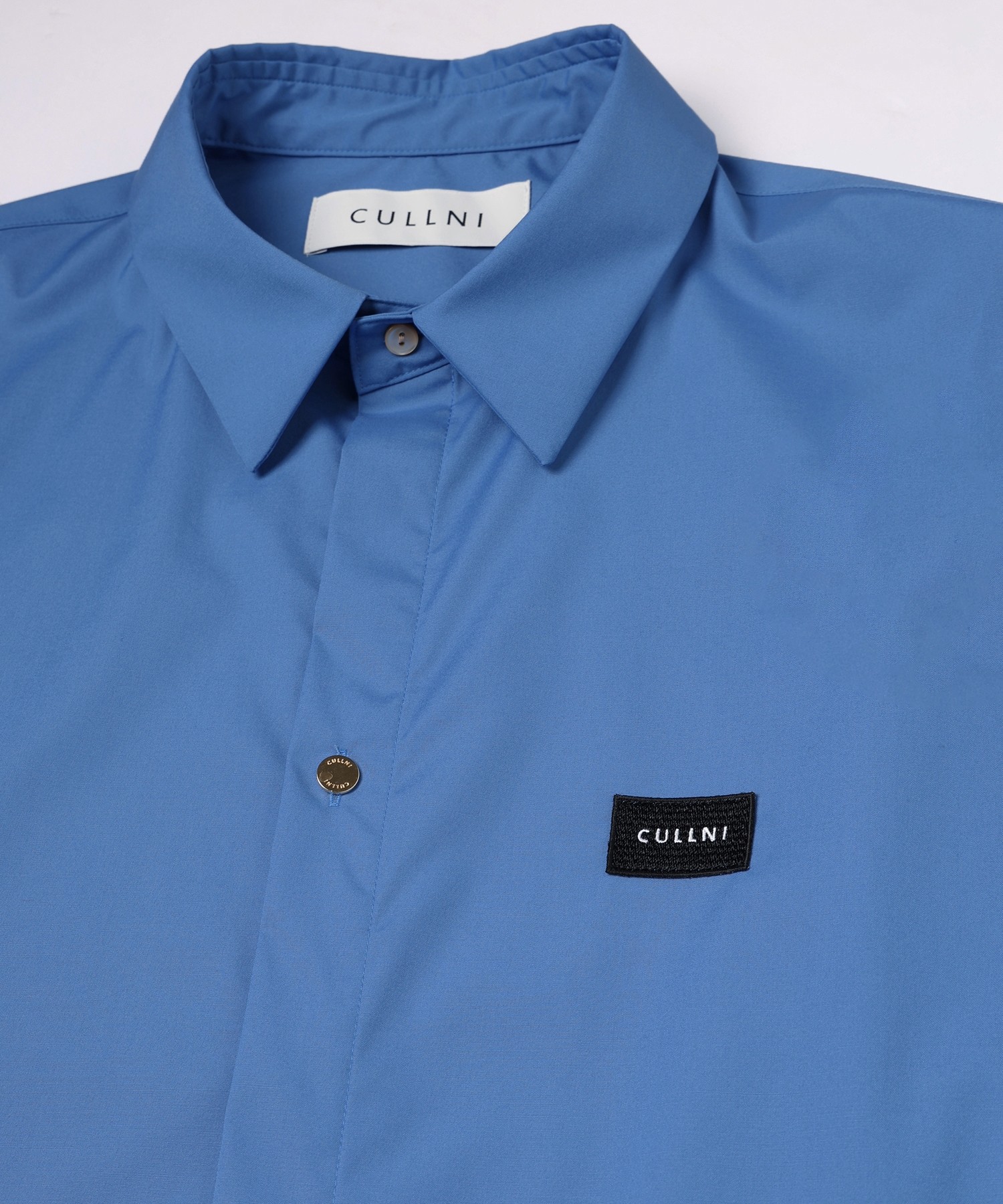 High Count Broadcloth Embroidery Patch Shirt