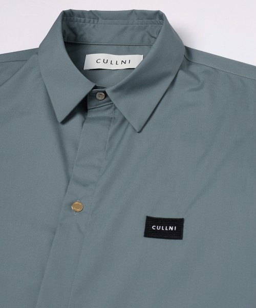 High Count Broadcloth Embroidery Patch Shirt