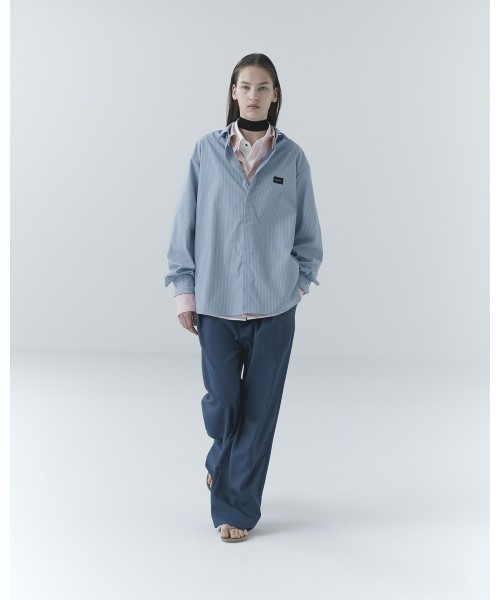 High Count Broadcloth Embroidery Patch Shirt