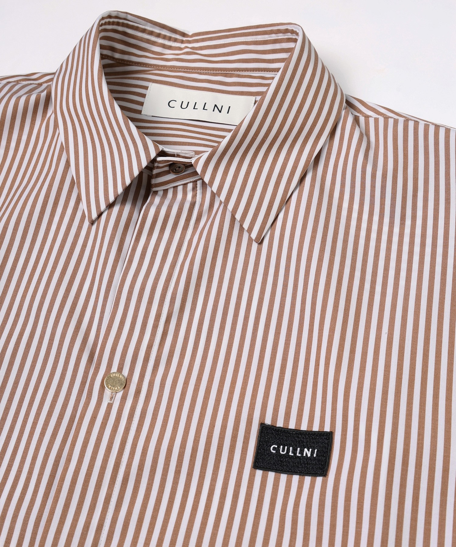 High Count Broad Embroidery Patch Stripe Shirt