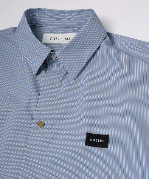 High Count Broad Embroidery Patch Stripe Shirt