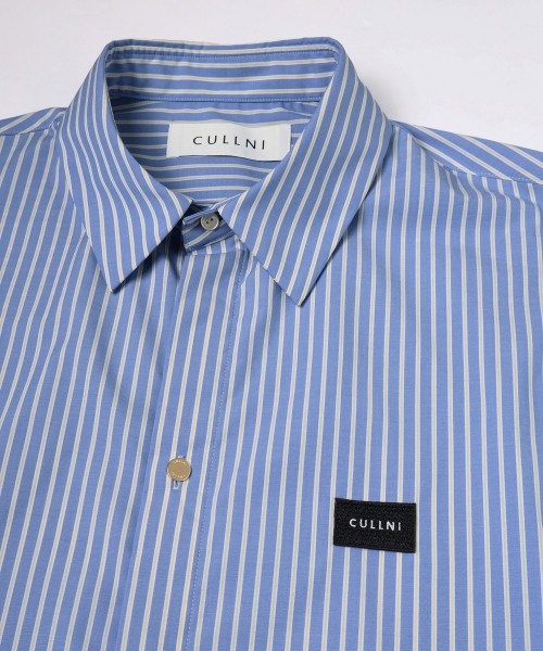 High Count Broad Embroidery Patch Stripe Shirt