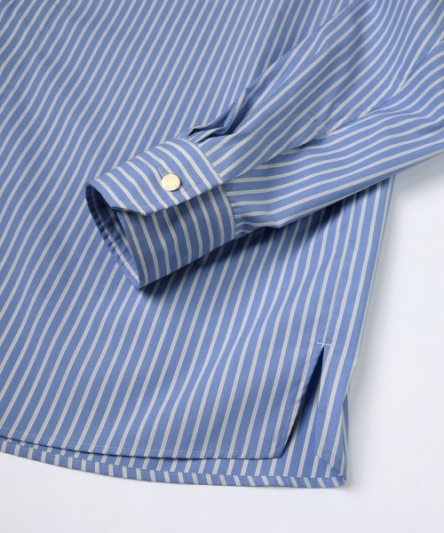 High Count Broad Embroidery Patch Stripe Shirt