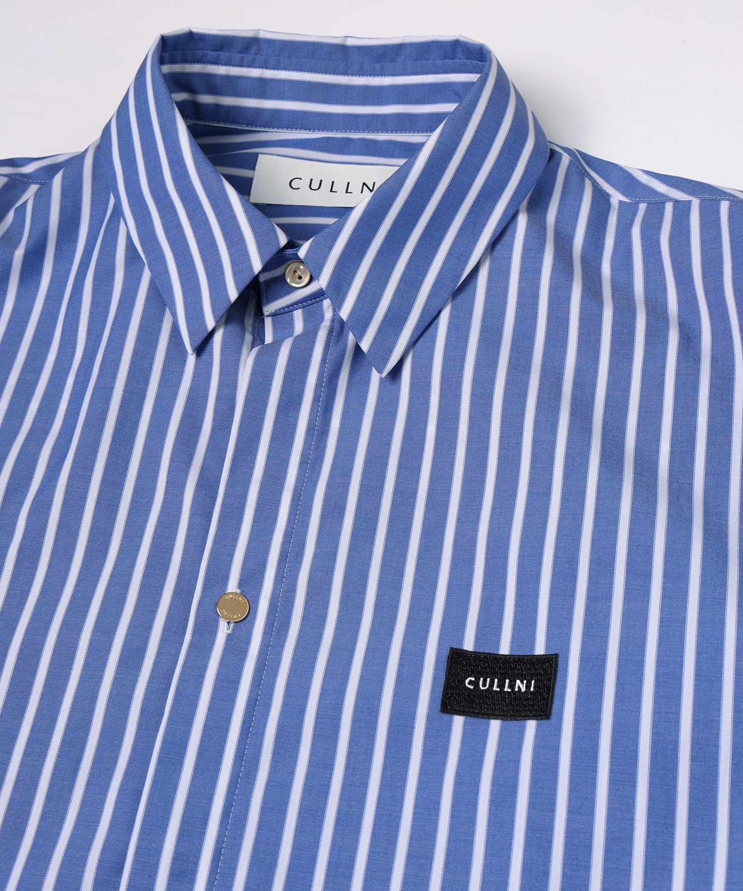 High Count Broad Embroidery Patch Stripe Shirt