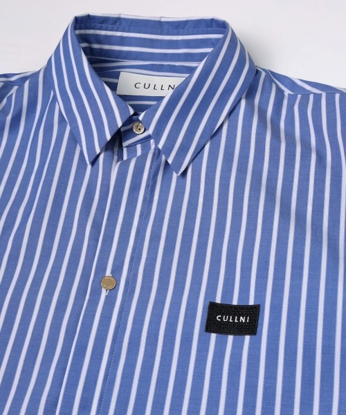 High Count Broad Embroidery Patch Stripe Shirt