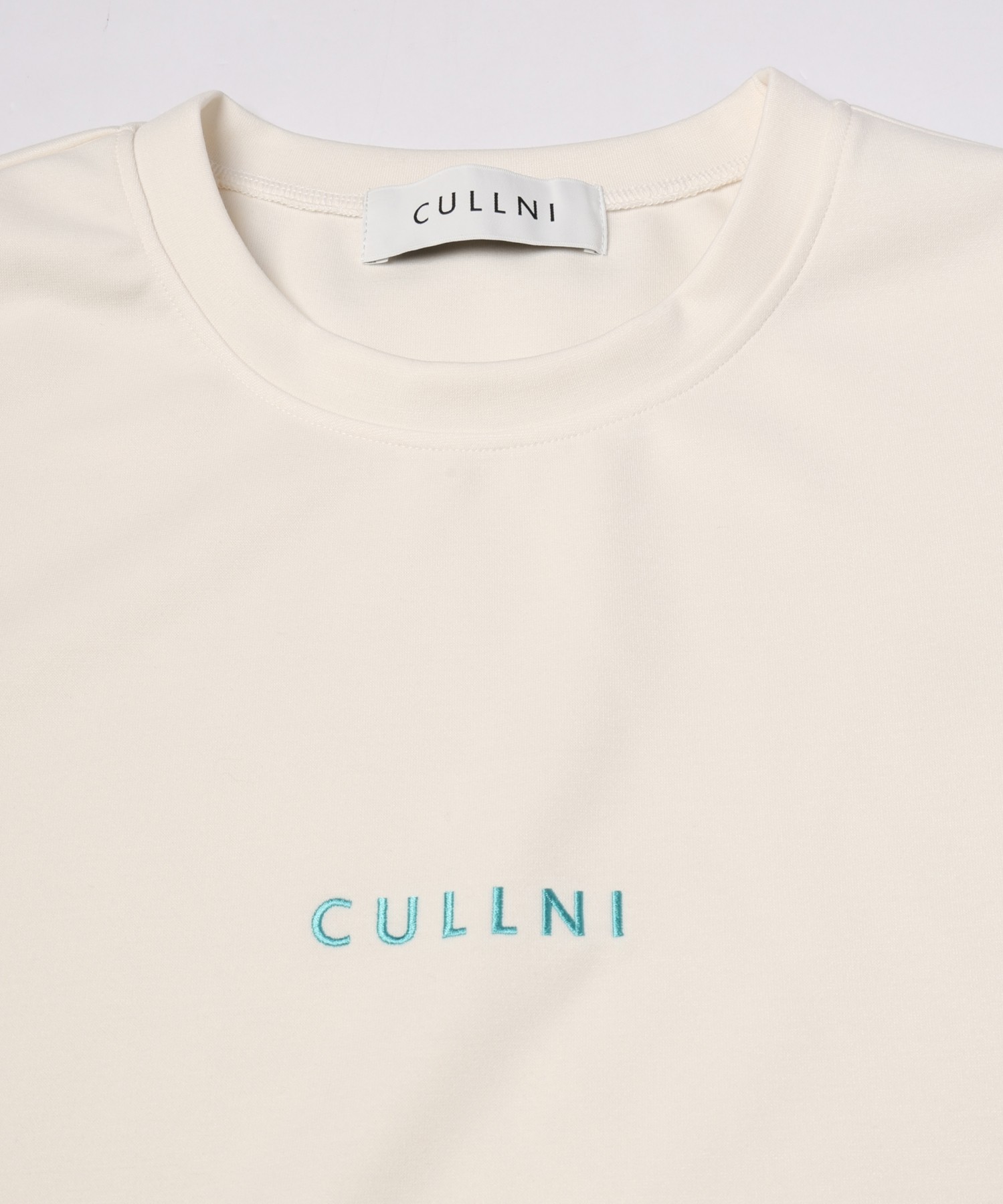 CULLNI Logo Embroidery Short Sleeve Pullover