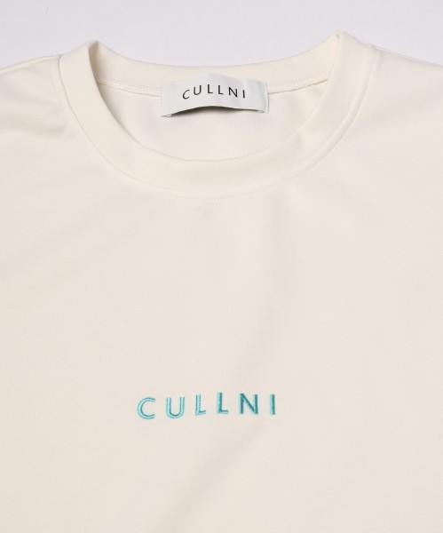 CULLNI Logo Embroidery Short Sleeve Pullover
