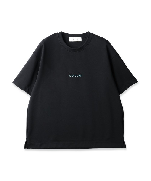 CULLNI Logo Embroidery Short Sleeve Pullover