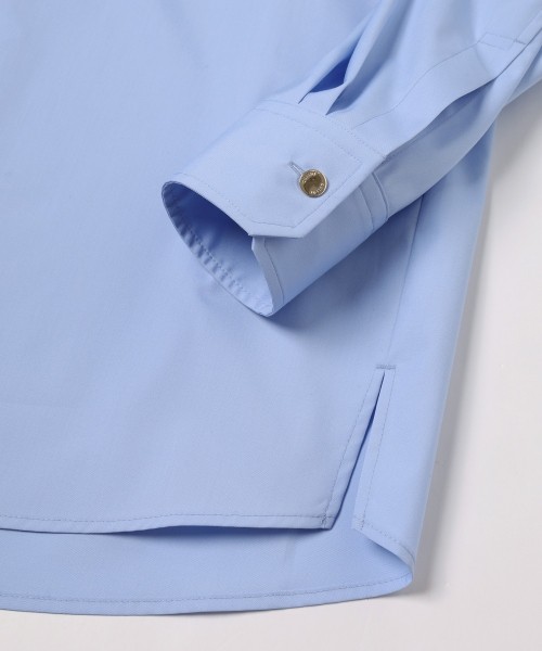 High Count Broad Front Fly Embroidery Patch Shirt