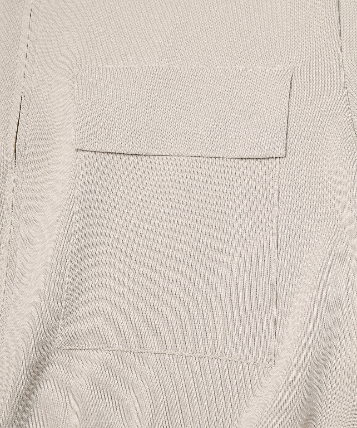 Big Pocket Zip Up Knit Jacket