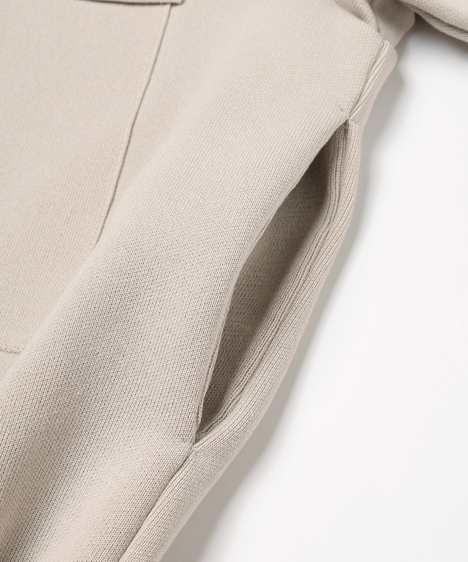 Big Pocket Zip Up Knit Jacket