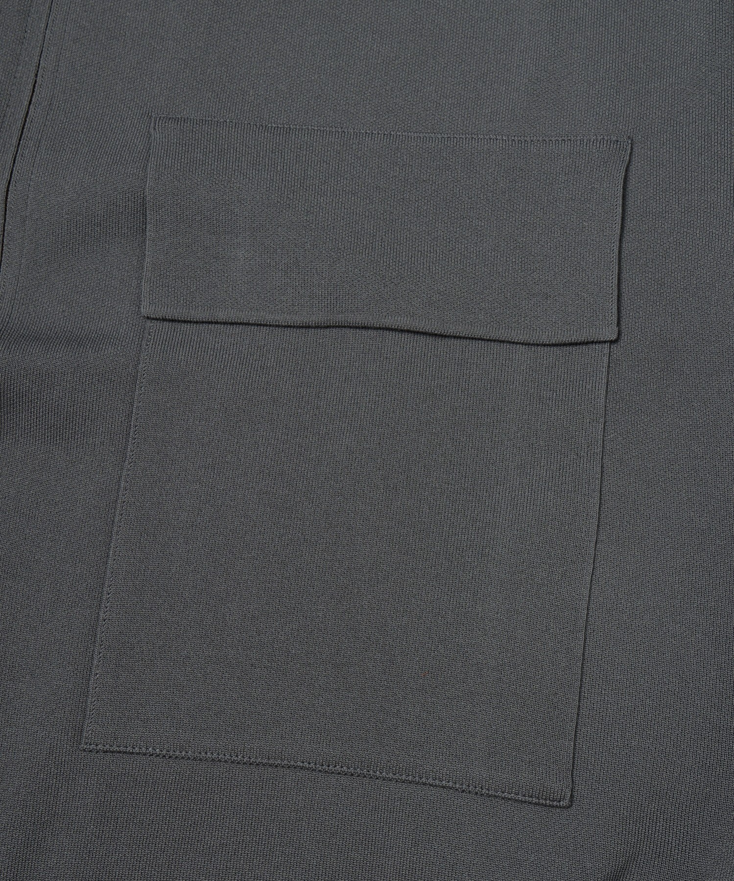 Big Pocket Zip Up Knit Jacket