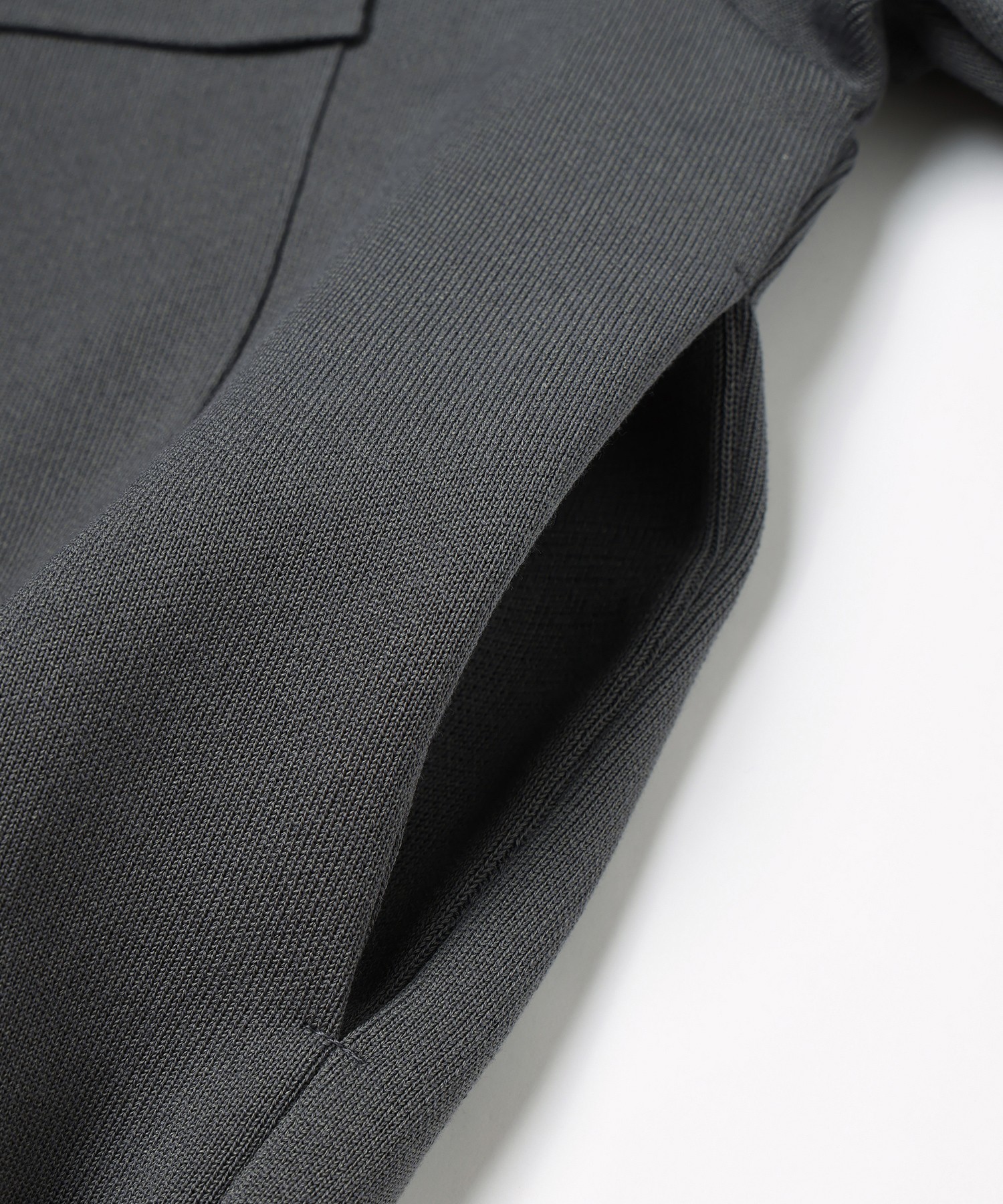 Big Pocket Zip Up Knit Jacket