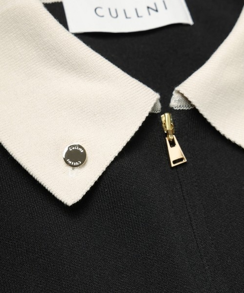 Big Pocket Zip Up Knit Jacket