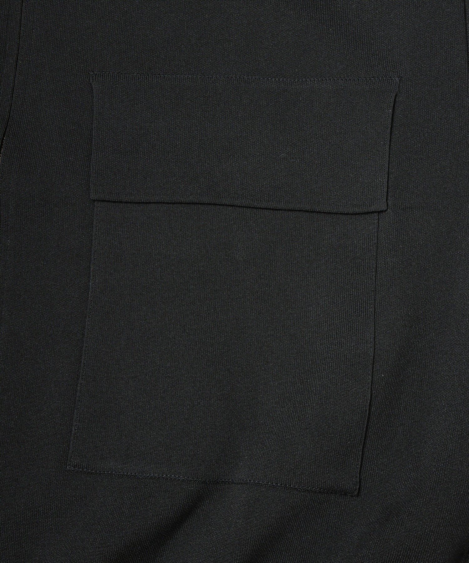 Big Pocket Zip Up Knit Jacket