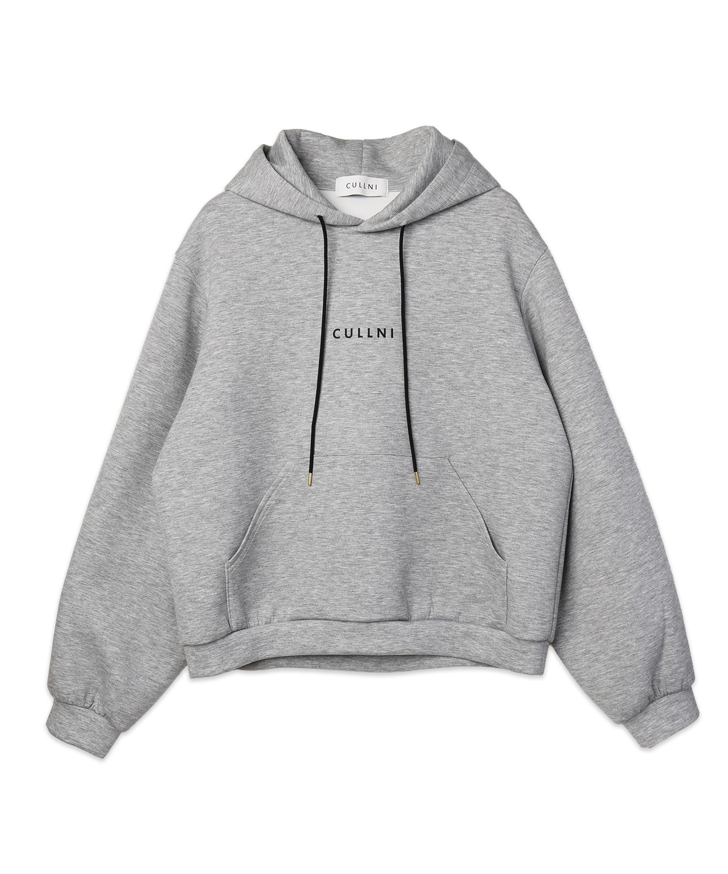CULLNI Logo Embroidery Double Face Hoodie