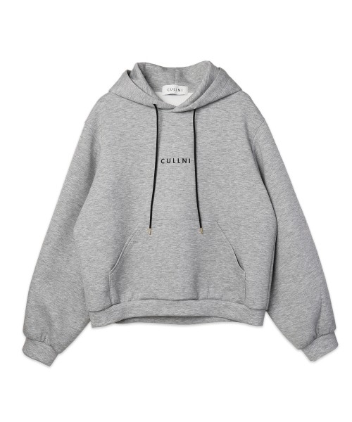 CULLNI Logo Embroidery Double Face Hoodie