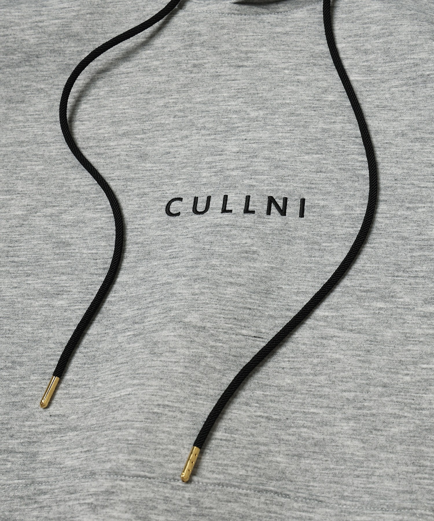 CULLNI Logo Embroidery Double Face Hoodie