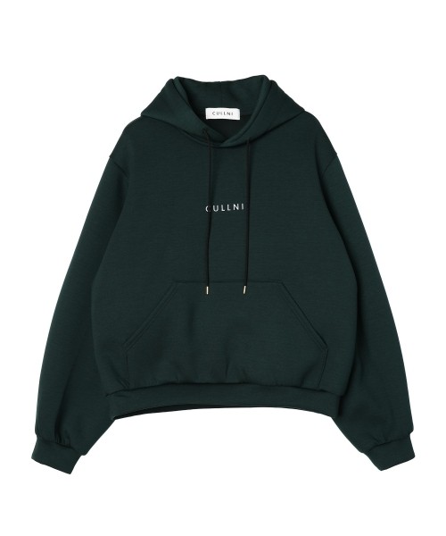 CULLNI Logo Embroidery Double Face Hoodie