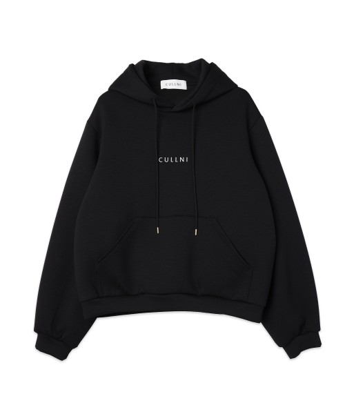 CULLNI Logo Embroidery Double Face Hoodie